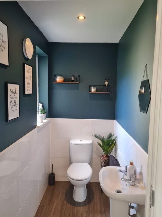 WC déco géométrique
