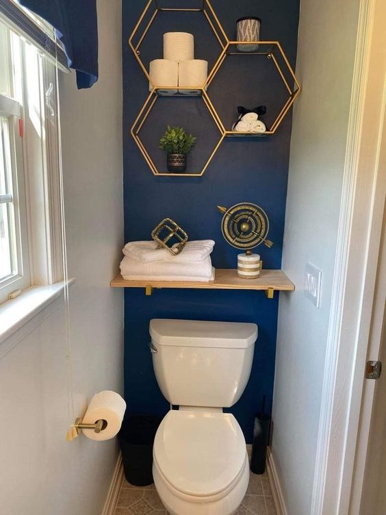 WC étagères