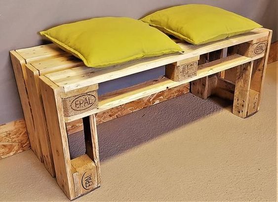 Que faire avec des palettes - banc
